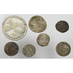 Austro-Węgry, zestaw srebrnych monet - 7 egzemplarzy