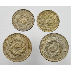 ZSRR, Zestaw srebrnych kopiejek (4 egzemplarze)