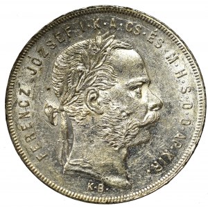 Węgry, Franciszek Józef, 1 forint 1877, Kremnica