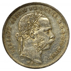 Hungary, Franz Joseph, 1 forint 1876, Kremnitz
