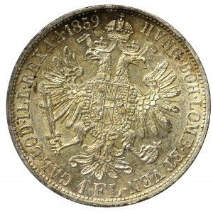 Austria-Hungary, 1 florin 1859