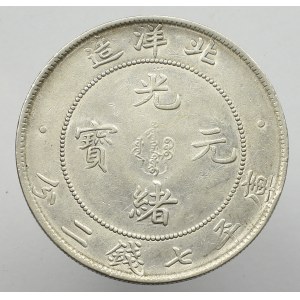 China, Dolar, Pei Yang Province, Guangxu