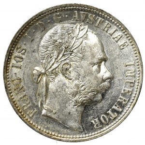 Austria-Hungary, Franz Joseph I, 1 florin 1881