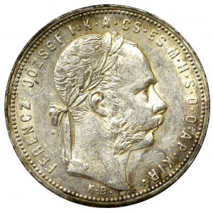 Hungary, Franz Joseph, 1 forint 1880, Kremnitz