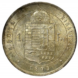Węgry, Franciszek Józef, 1 forint 1879, Kremnica