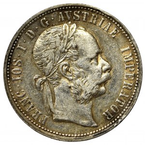 Austria-Hungary, Franz Joseph I, 1 florin 1873