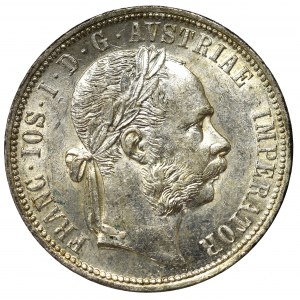 Austria, Franz Joseph, 1 florin 1884