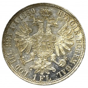 Austria, Franz Joseph, 1 florin 1880