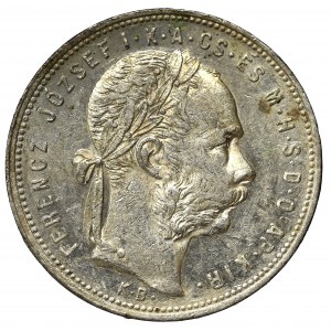 Węgry, Franciszek Józef, 1 forint 1881. Kremnica