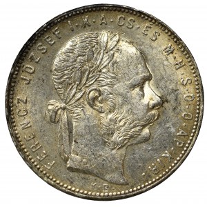 Hungary, Franz Joseph, 1 forint 1880, Kremnitz