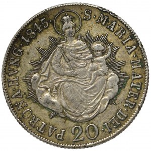 Hungary, 20 kreuzer 1845
