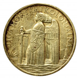 II RP, Medaille - 15. Jahrestag der Wiedererlangung des Zugangs zum Meer 1935 - Silber