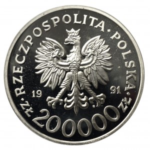 III RP, 200.000 złotych 1992 Albertville