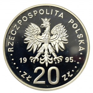 III RP, 20 złotych 1995 500 lat Województwa Płockiego