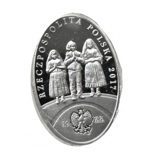 III RP, 10 złotych 2017 100-lecie objawień fatimskich