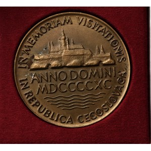 Czechy, medal- Jan Paweł II