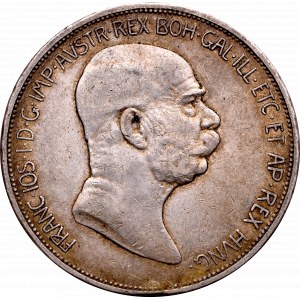 Austria-Hungary, Franz Joseph, 5 corona 1908