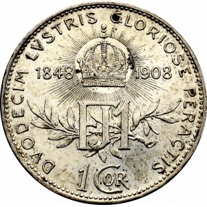 Austria-Hungary, 1 corona 1908