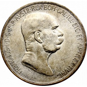 Austria-Hungary, Franz Joseph, 5 corona 1909