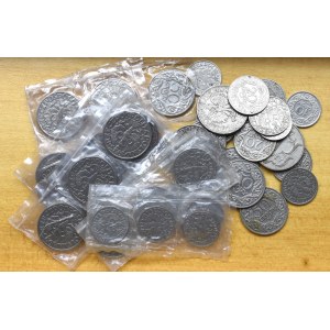 II Rzeczpospolita, Zestaw monet - 49 egzemplarzy