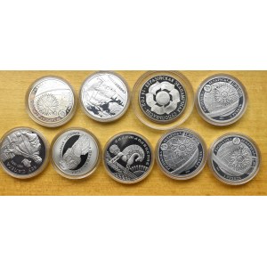 Duży zbiór kolekcjonerskich monet z Białorusi