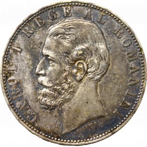 Romania, 5 Lei 1883