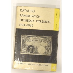 Tadeusz Jabłoński, Katalog papierowych pieniędzy polskich 1794-1965