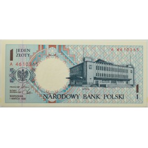 Satz umlaufender Banknoten Städte in Polen 1.03.1990