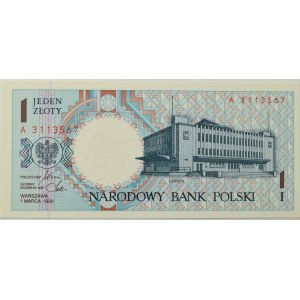 Zestaw banknotów obiegowych Miasta Polskie 1.03.1990