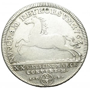 Germany, Braunschweig-Wolfenbüttel, 2/3 thaler 1765