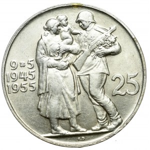 Československo, 25 korún 1955