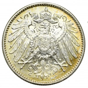 Německo, 1 značka 1915 F, Stuttgart