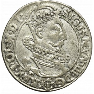 Žigmund III Vaza, šesťpence 1623, Krakov - vzácne SIGISMVN/POLO