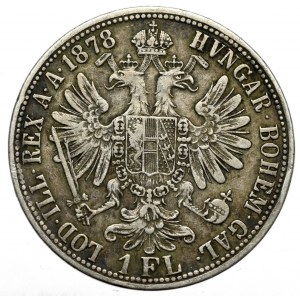 Rakúsko-Uhorsko, František Jozef, 1 florén 1878