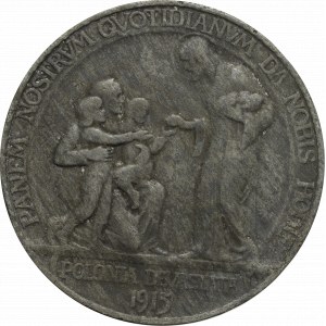 Poľsko, medaila Polonia Devastata 1915