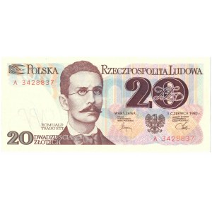 PRL, 20 zlotých 1982 A