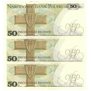 PRL, 50 złotych 1988 - zestaw 8 egzemplarzy