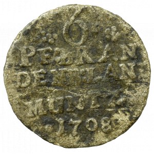 Germany, Brandenburg, 6 pfennig 1708