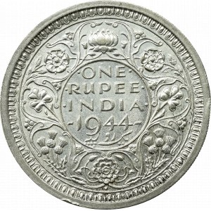 Britisches Indien, 1 Rupie 1944, Bombay