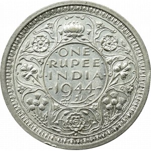 Britská India, 1 rupia 1944, Bombaj
