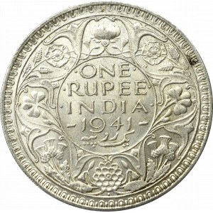 Britisches Indien, 1 Rupie 1941, Bombay