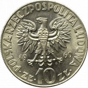 PRL, 10 zlotých 1969 Copernicus