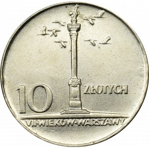 PRL, 10 zlotých 1966 - Malý sloupek