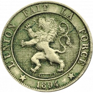 Belgia, 5 centimów 1894