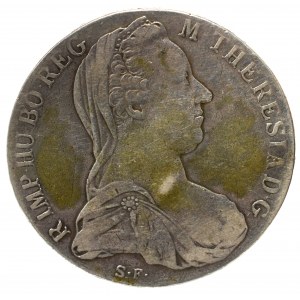 Rakúsko, Mária Terézia, Thaler 1780 - brošňa