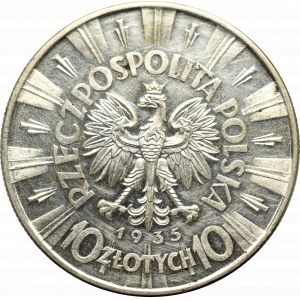 Zweite Polnische Republik, 10 Zloty 1935 Piłsudski