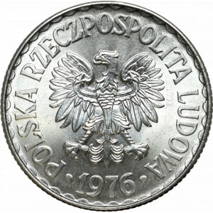 Peoples Republic of Poland, 1 zloty 1976
