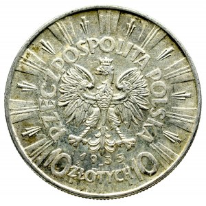 II Rzeczpospolita, 10 złotych 1935 Piłsudski