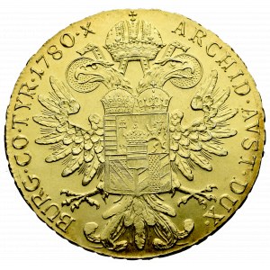 Austria, Maria Teresa, Talar 1780 - nowe bicie, złocony