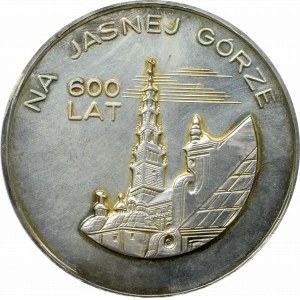 PRL, Medaille Johannes Paul II. 600 Jahre auf Jasna Góra - Silber